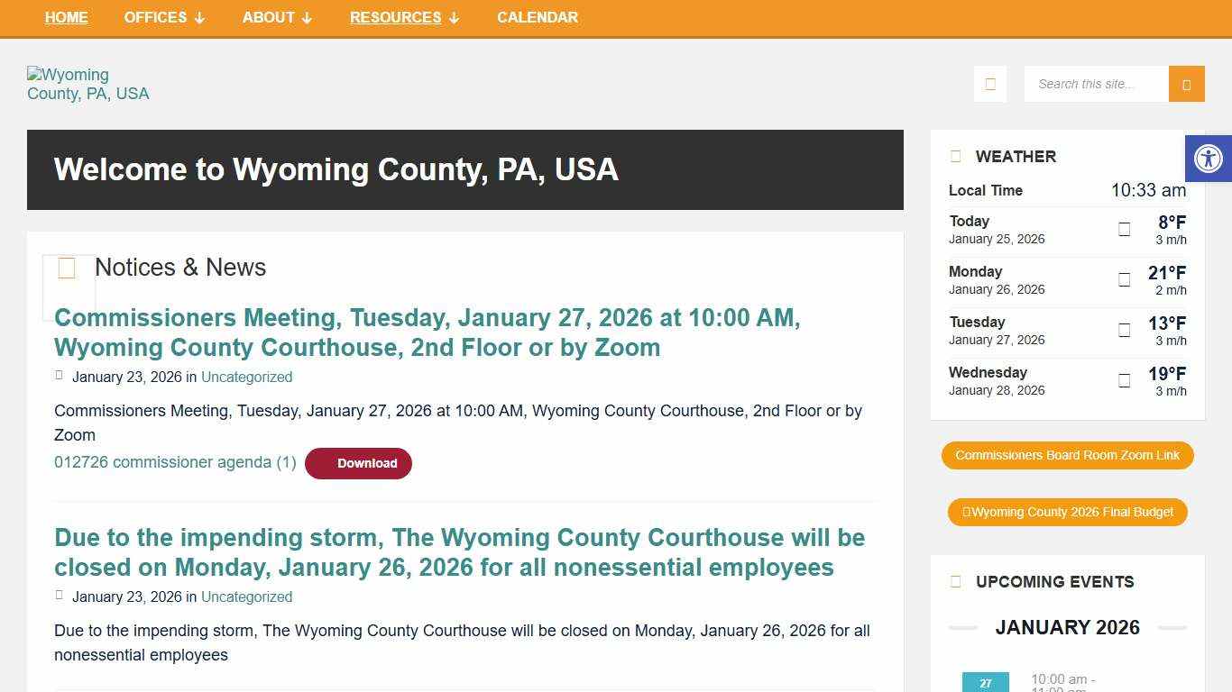 Welcome to Wyoming County, PA, USA - Wyoming County, PA, USA